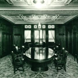 Premises - Government Savings Bank of NSW - Head Office 48-50 Martin Place - Interior - Boardroom Table - 1928