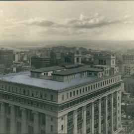 Premises - Government Savings Bank of NSW - Head Office 48-50 Martin Place - Interior - Roof showing machinery rooms - 1928