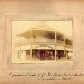 Premises - Government Savings Bank of NSW - Branches - Marrickville - (view 1) - 20 February 1913