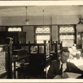 Premises - Government Savings Bank of NSW - Branches - Interior - Marrickville - 1922