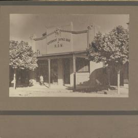 Premises - Government Savings Bank of NSW - Branches - Tumut - (view 2) - c.1912