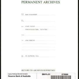 Bank Management - Commonwealth Bank - Board Papers - 1951 - 1959 - 48th Meeting - 28 September 1955
