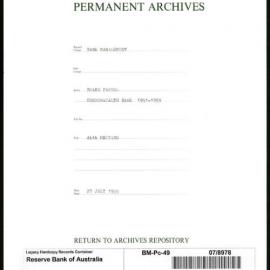 Bank Management - Commonwealth Bank - Board Papers - 1951 - 1959 - 46th Meeting - 27 July 1955