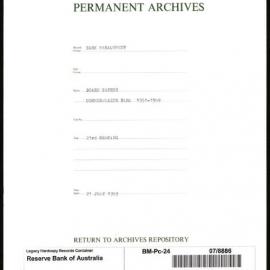 Bank Management - Commonwealth Bank - Board Papers - 1951 - 1959 - 23rd Meeting - 21 July 1953