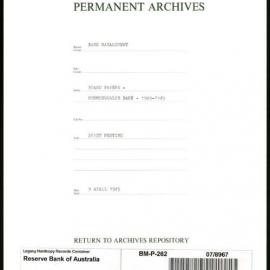 Bank Management - Commonwealth Bank - Board Papers - 1924 - 1945 - 261st Meeting - 9 April 1945