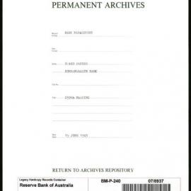 Bank Management - Commonwealth Bank - Board Papers - 1924 - 1945 - 239th Meeting - 15 June 1943