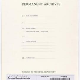 Bank Management - Commonwealth Bank - Board Papers - 1924 - 1945 - 201st Meeting - 14 May 1940