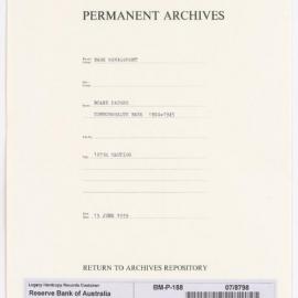 Bank Management - Commonwealth Bank - Board Papers - 1924 - 1945 - 187th Meeting - 13 June 1939