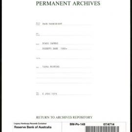 Bank Management - Reserve Bank of Australia Board Papers - 149th Meeting - 6 June 1973