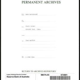 Bank Management - Reserve Bank of Australia Board Papers - 93rd Meeting - 5 June 1968