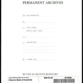 Bank Management - Reserve Bank of Australia Board Papers - 90th Meeting - 6 March 1968