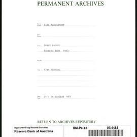 Bank Management - Reserve Bank of Australia Board Papers - 12th Meeting - 25 - 26 January 1961