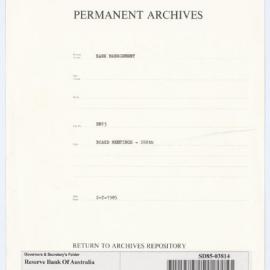 Bank Management - BM 13  Reserve Bank of Australia Board Papers - 288th Meeting - 2 July 1985