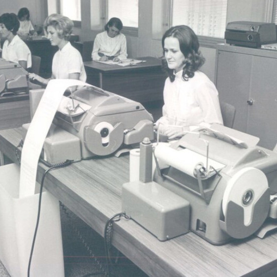 Unearth a Photograph - Teleprinter Section - May 1971