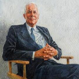 Portrait of Sir Harold Knight, Governor of the Reserve Bank of Australia, July 1975 to August 1982