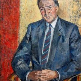 Portrait of Robert Johnston, Governor of the Reserve Bank of Australia, August 1982 to July 1989