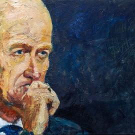 Portrait of Glenn Stevens, Governor of the Reserve Bank of Australia, September 2006 to September 2016